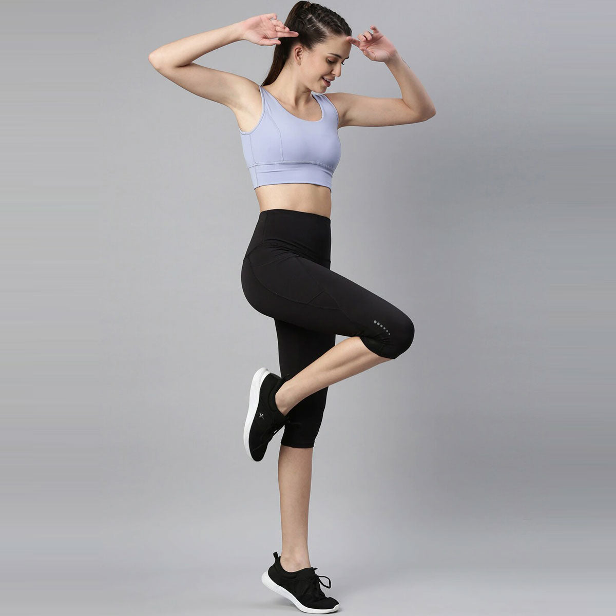 K03 Lifestyle High Wasited Capri Leggings V1.0