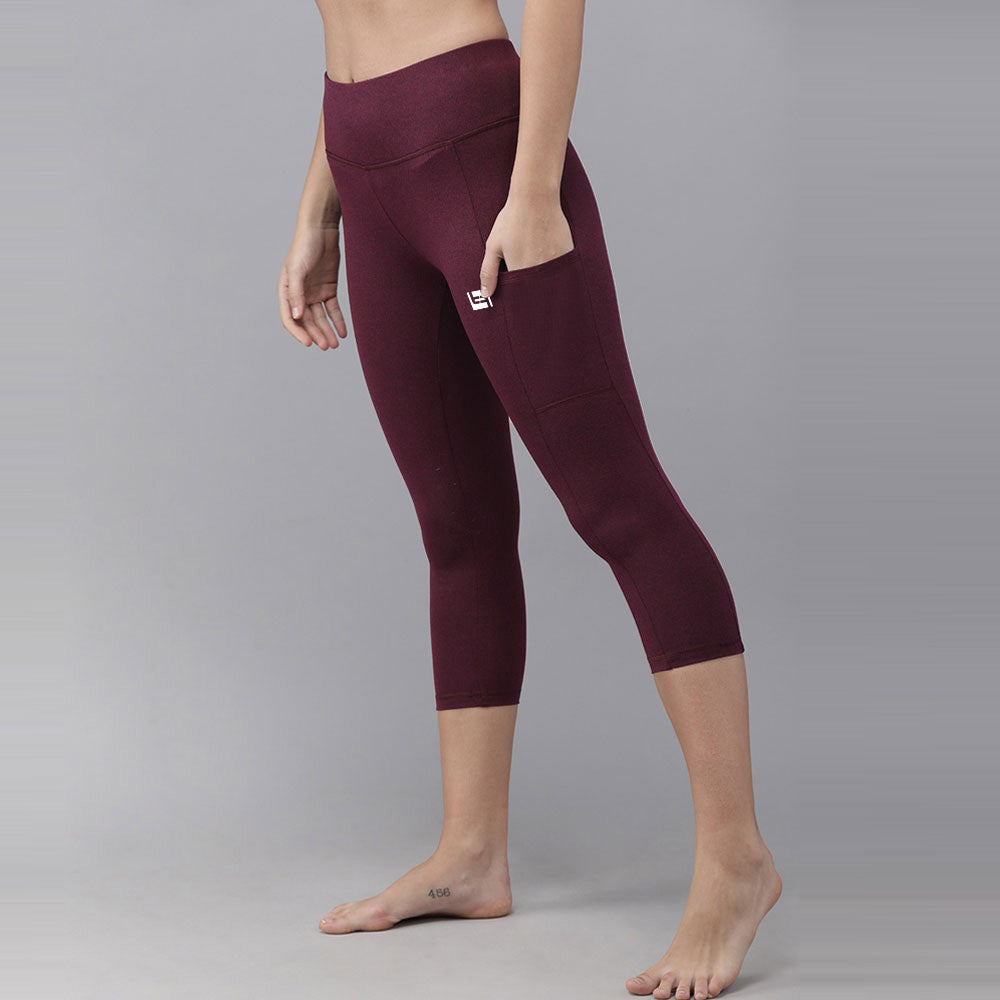 K02 Lifestyle High Wasited Capri Leggings V1.2