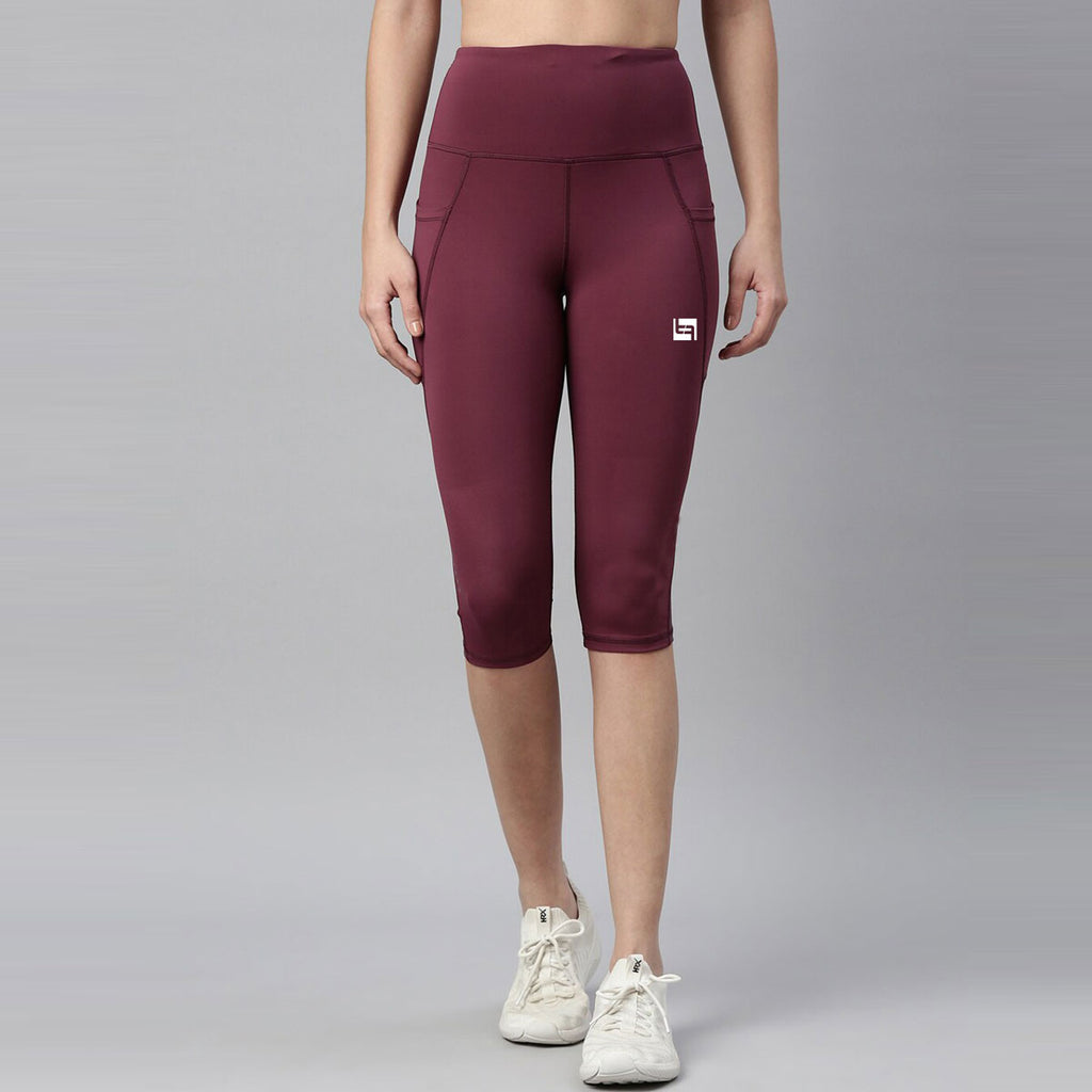 K03 Lifestyle High Wasited Capri Leggings V1.1