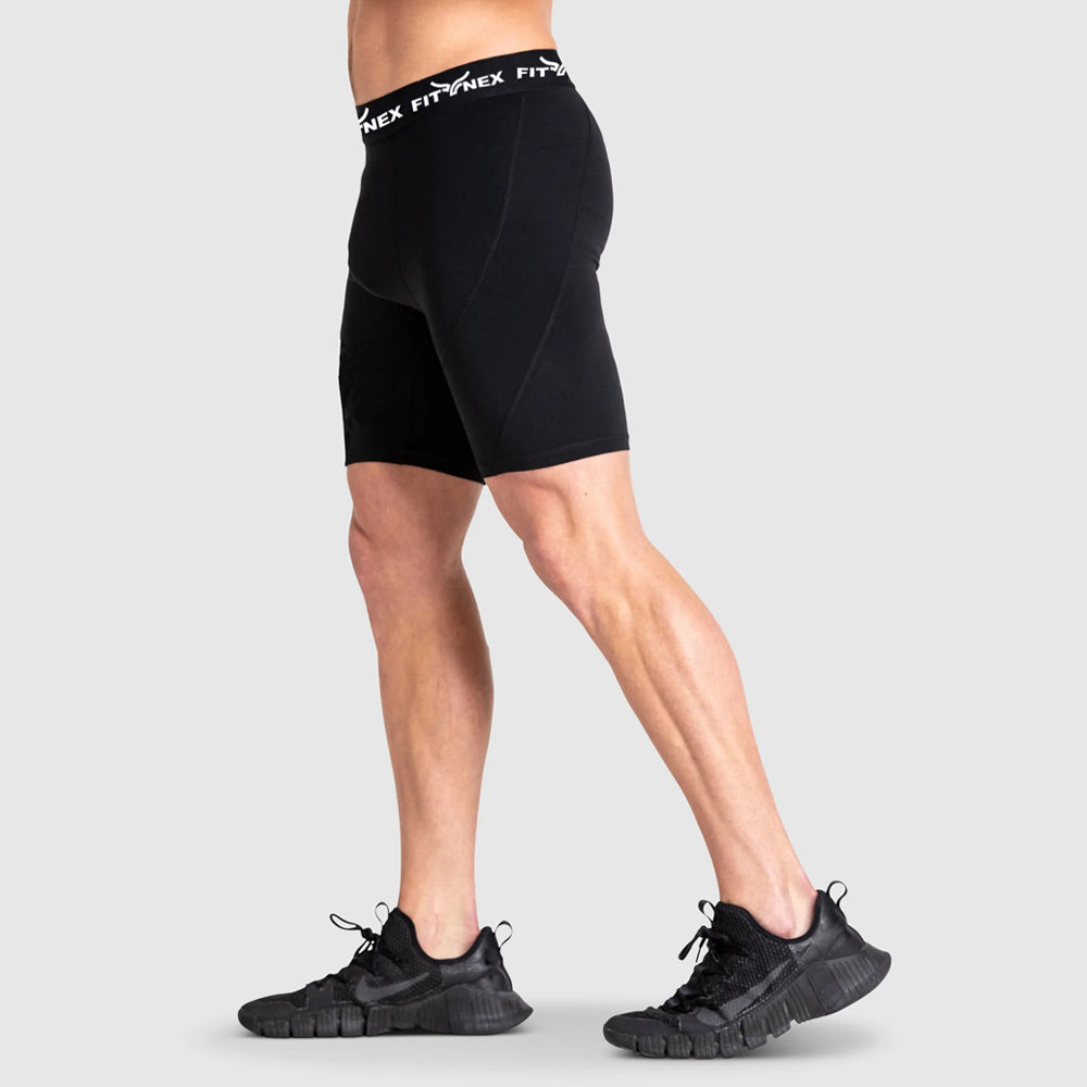 D4 Men's Compression Fitted Shorts V1.0