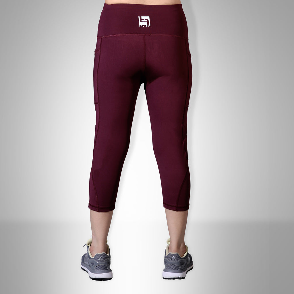 K01 Lifestyle High Wasited Capri Leggings V1.2