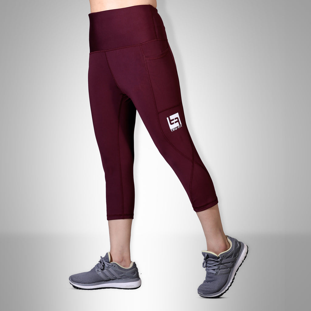 K01 Lifestyle High Wasited Capri Leggings V1.2