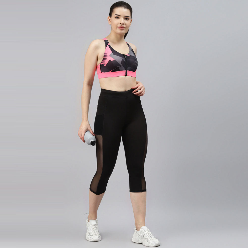 K05 Lifestyle High Wasited Capri Leggings