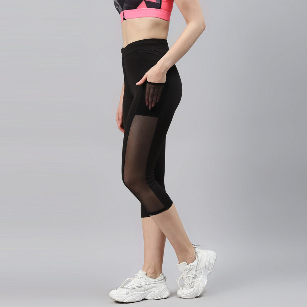 K05 Lifestyle High Wasited Capri Leggings