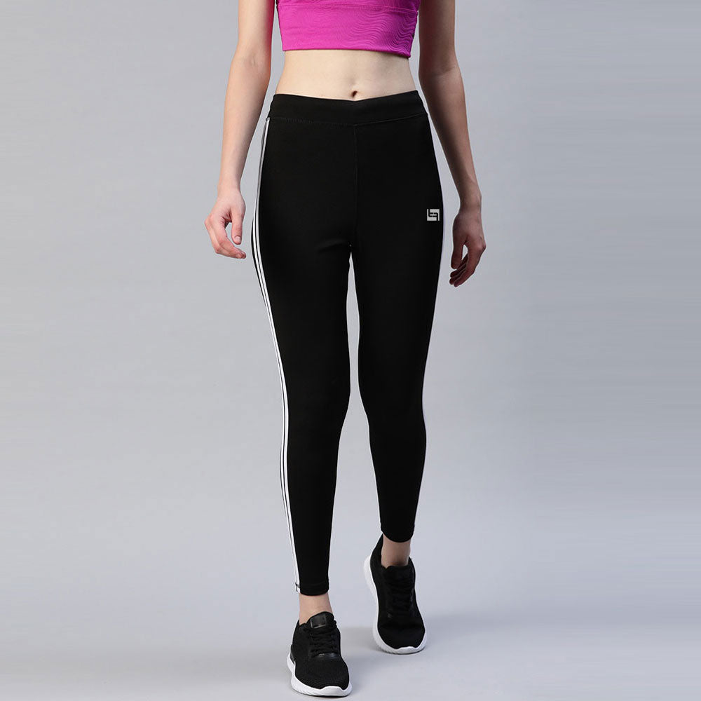 K19 Solid Women Striped Tights