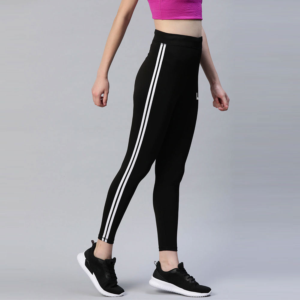 K19 Solid Women Striped Tights