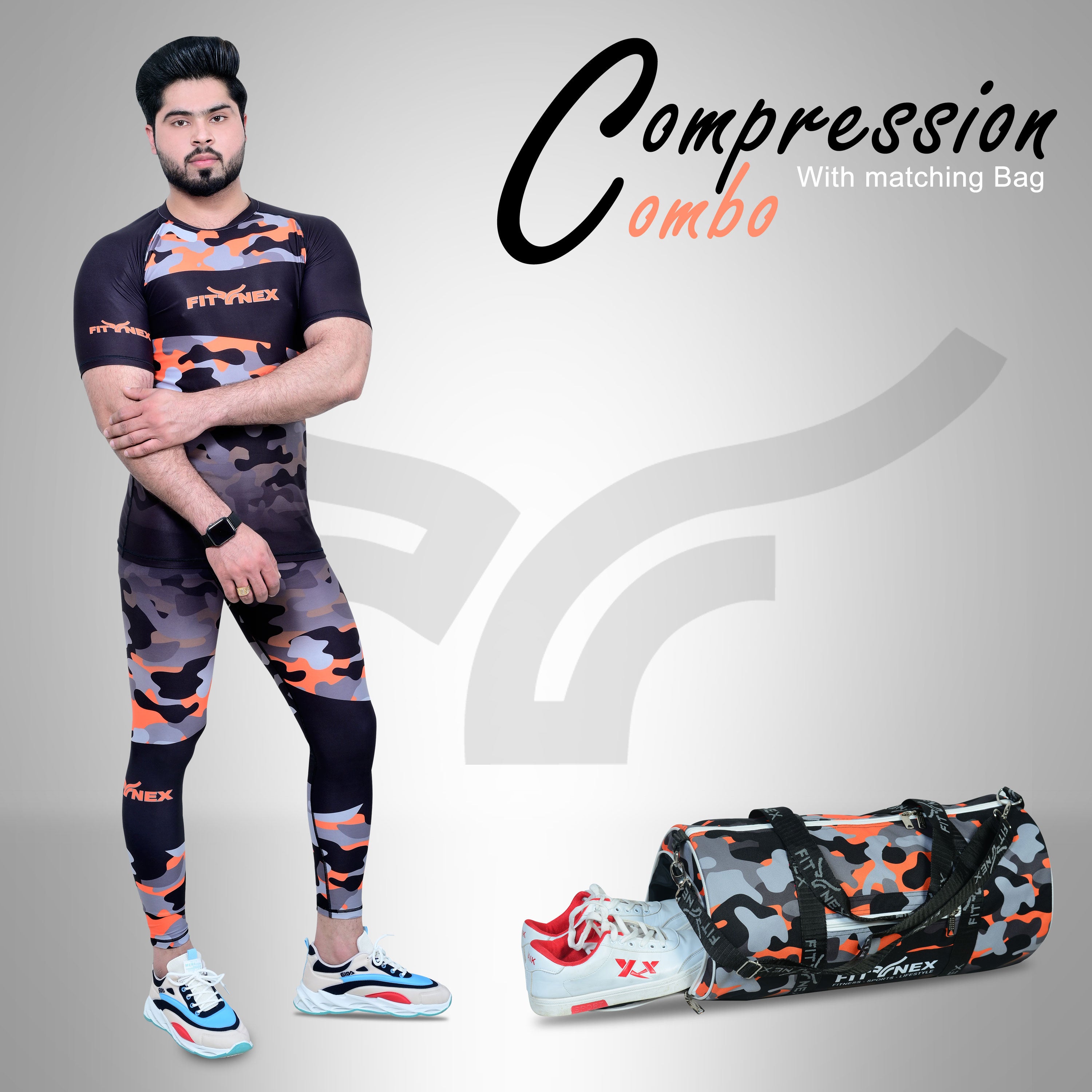 Men Compression Combo Set