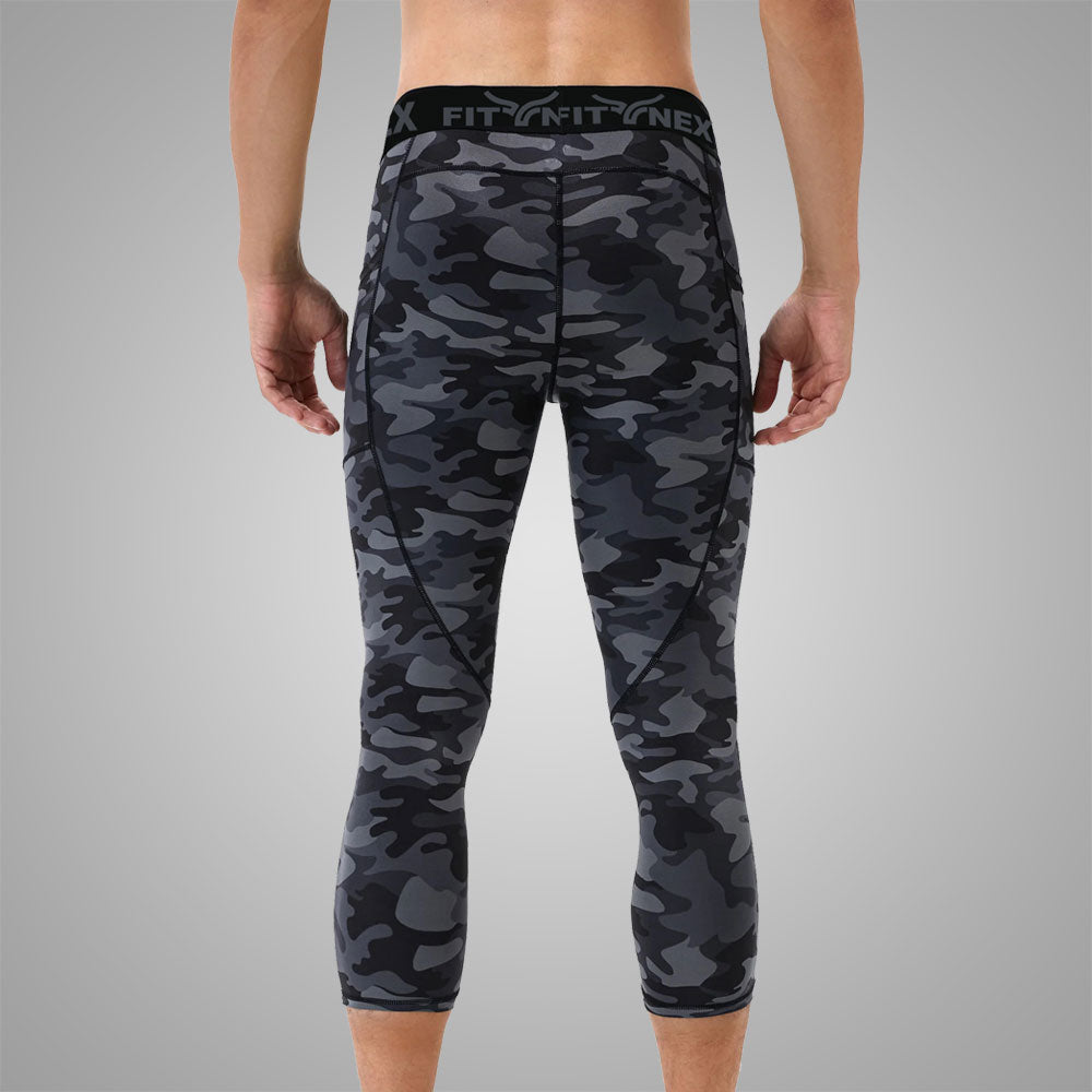 S7 Men's Compression Fitted 3/4 Tights