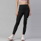 K06 Typography High Wasited Leggings